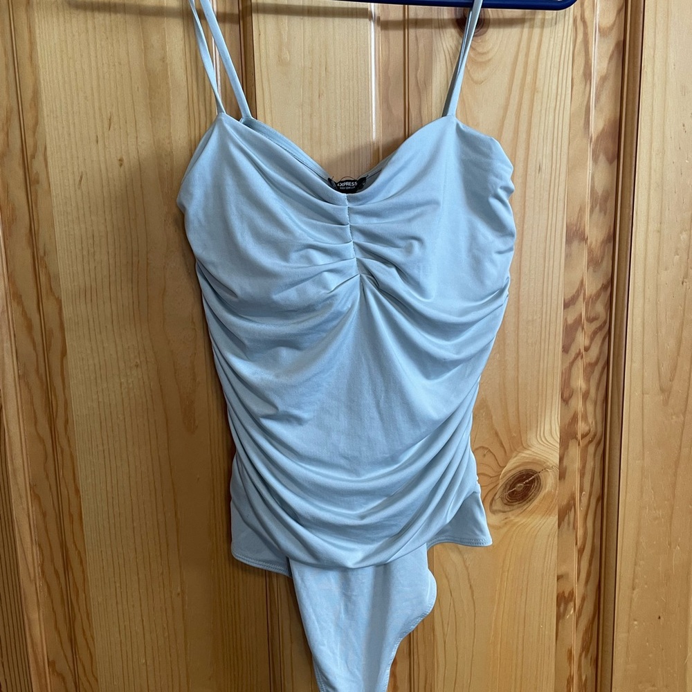 Express Ruched Tank Bodysuit